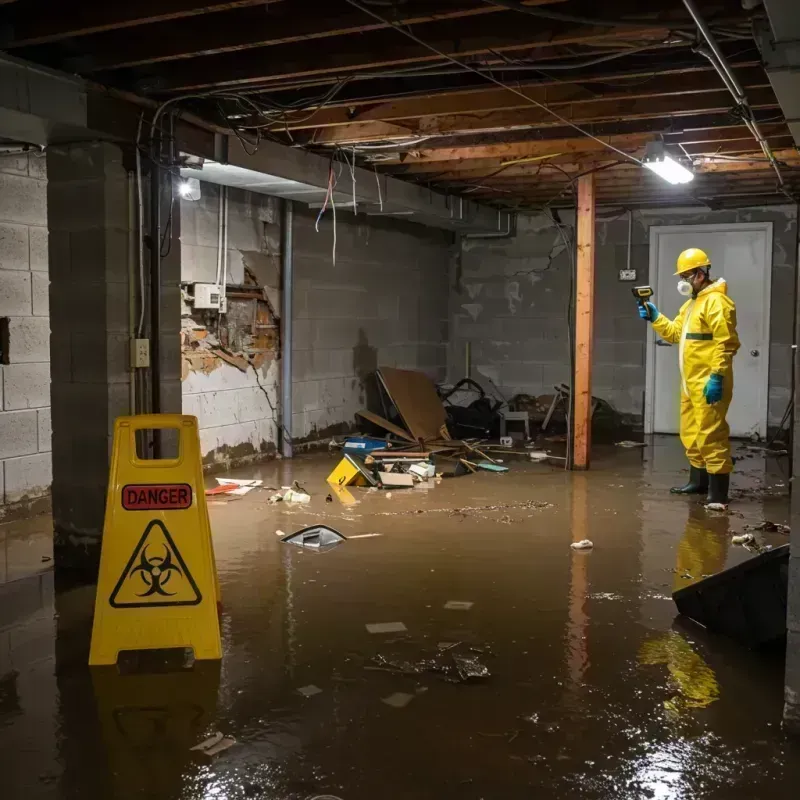 Flooded Basement Electrical Hazard in Livingston, NJ Property